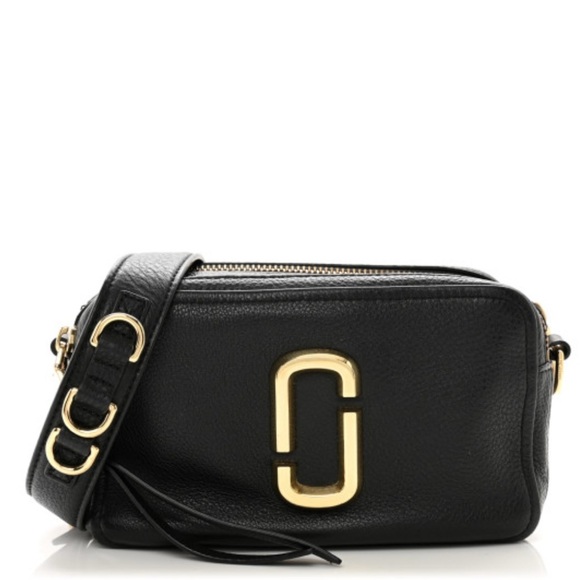 Marc Jacobs Handbags - Supple Natural Grain Calfskin The Softshot 27 Bag Black